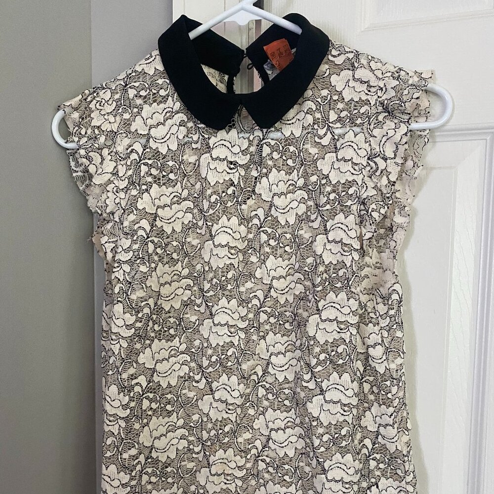 Zara Lace Shirt with Collar